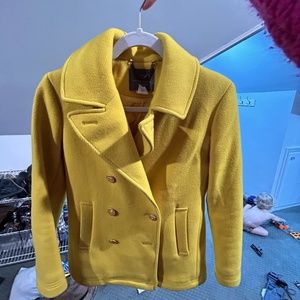J.Crew Neon Yellow Peacoat